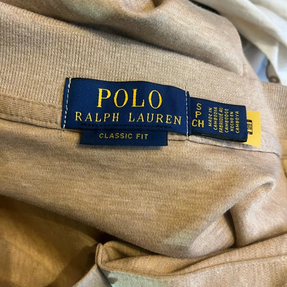 POLO RALPH LAUREN LONG SLEEVE COTTON POLO PONY 100% COTTON SHIRT EXC COND S